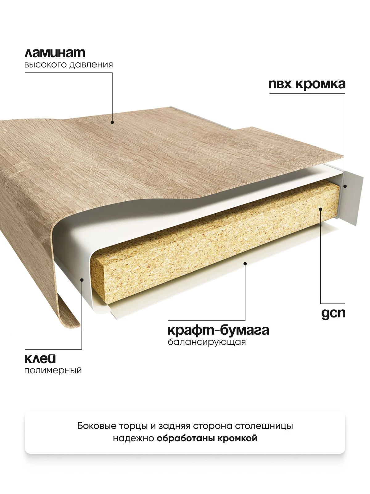 ARNIKA Кухонный гарнитур угловой со столешницей "Довер", 84х160см, графит